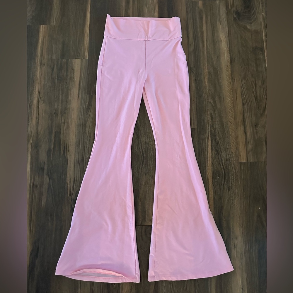 Edikted pink flare leggings